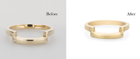 Jewellery Retouching Services Portfolio Example