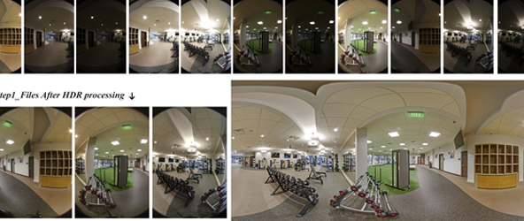 360 Panorama Stitching Portfolio Example