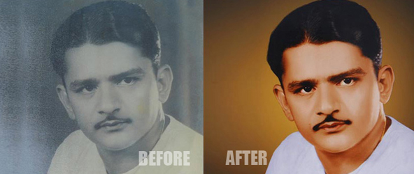 Digital Image Restoration Portfolio Example